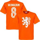 Nederlands Elftal Wijnaldum 8 Lion T-Shirt - XS