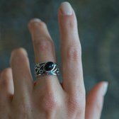 Zilveren ring Black Onyx