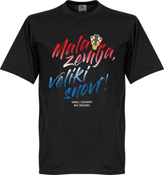 Kroatië Mala Zemlja, Veliki Snovi T-Shirt - Zwart