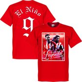 Torres El Nino 9 Atletico Legend T-Shirt - Rood - S