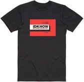 iDKHow Heren Tshirt -XL- But They Found Me Zwart