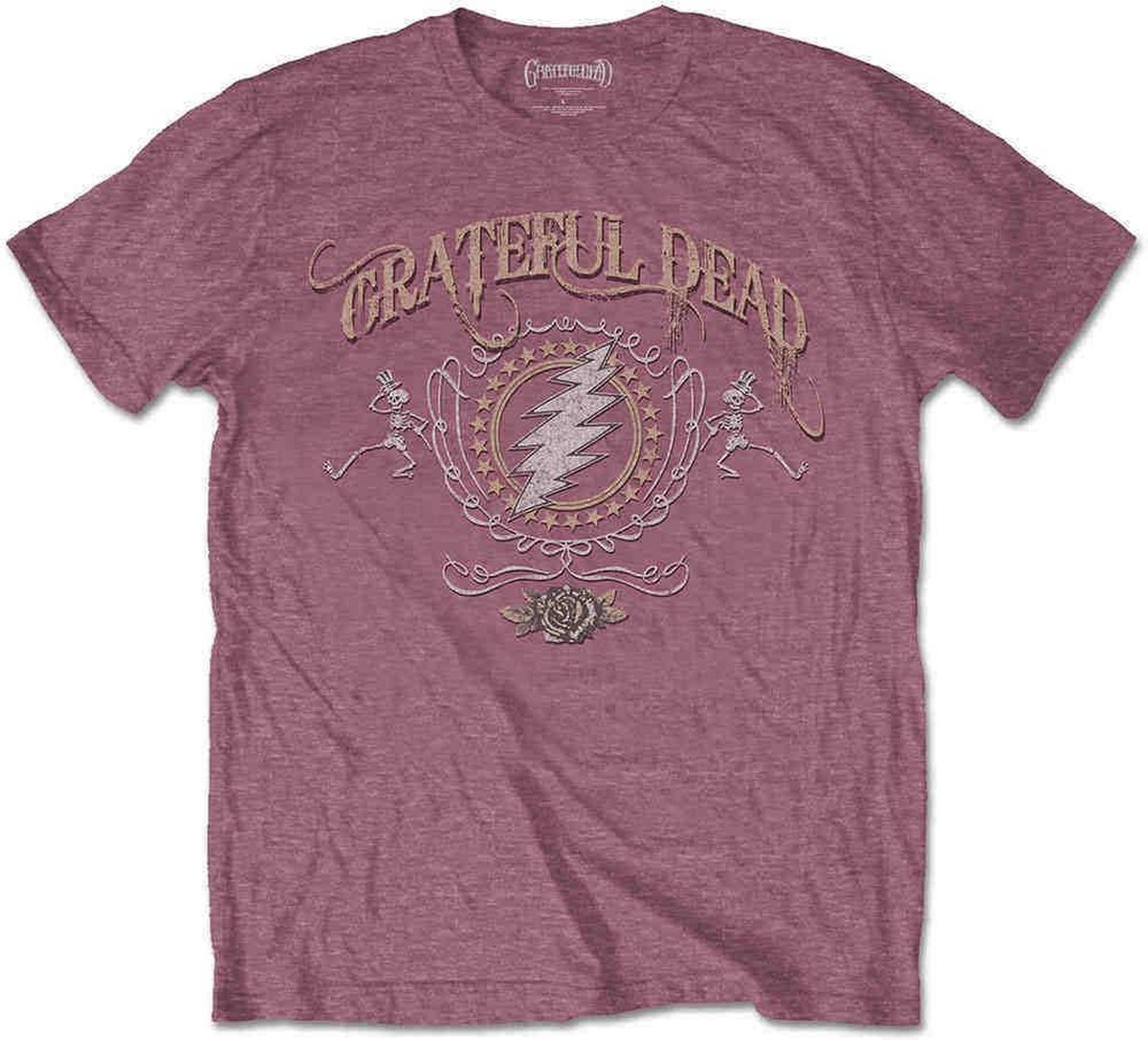 Grateful Dead - Bolt Heren Tshirt - S - Rood