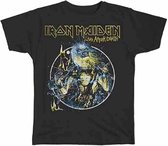 Iron Maiden Heren Tshirt -M- Live After Death Zwart