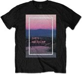 The 1975 Heren Tshirt -S- She's American Zwart