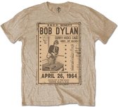 Bob Dylan Heren Tshirt -M- Flyer Bruin