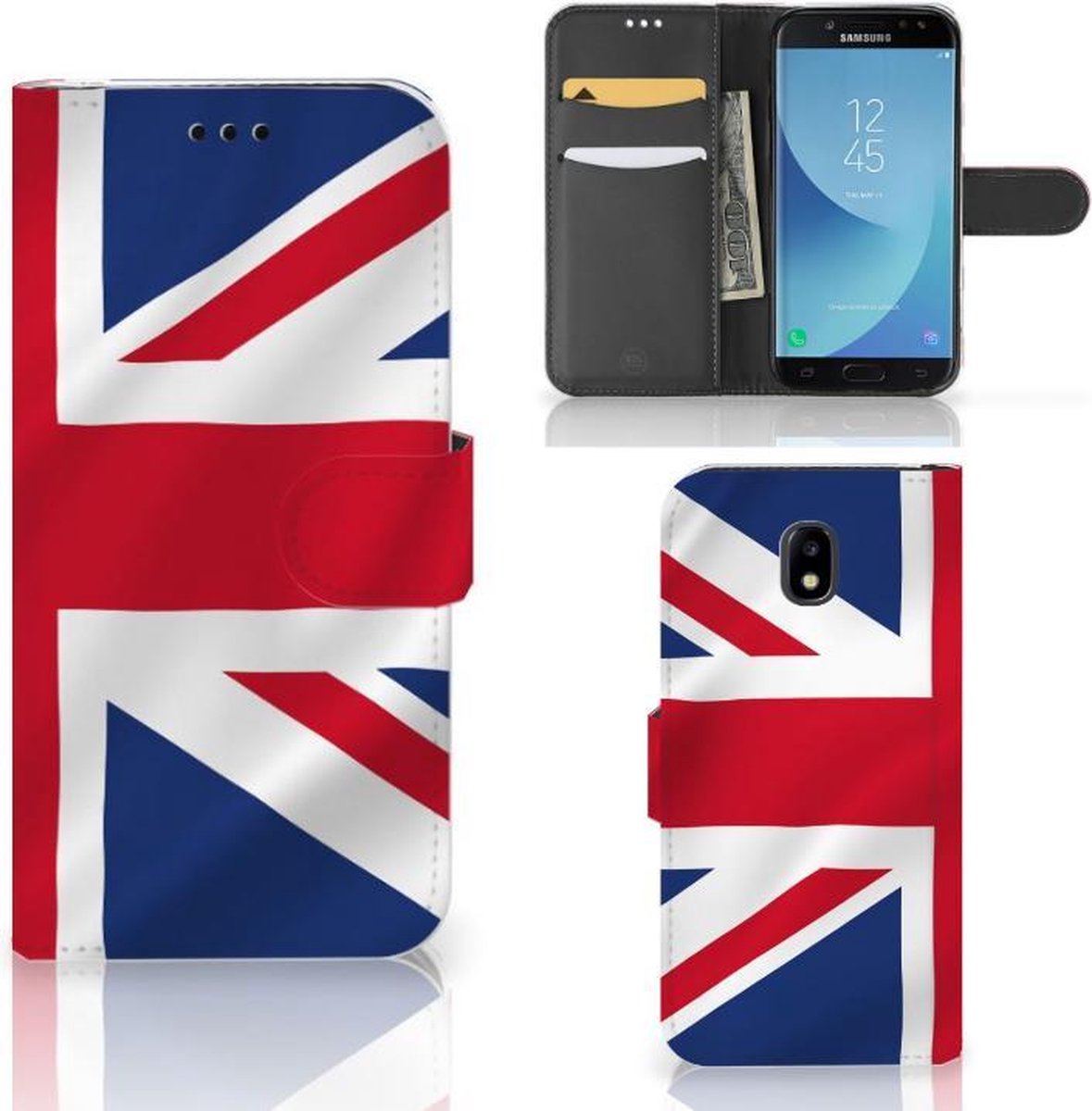 Boekhoesje voor Samsung Galaxy J5 2017 Bookstyle Case Groot-Brittannië