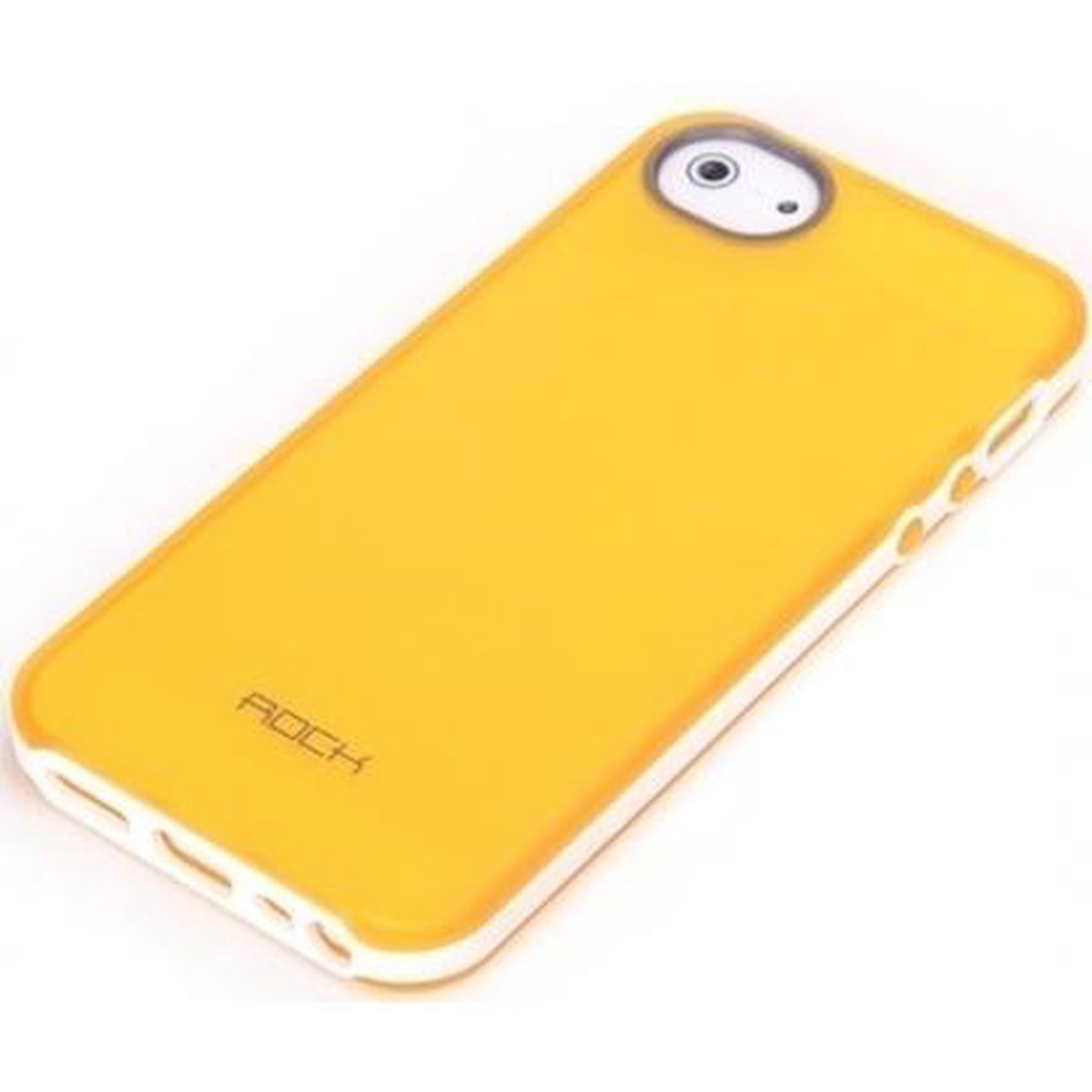 Rock Cover Joyful Free Orange Apple iPhone 5