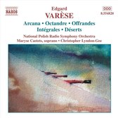 Polish National Radio Symphony Orch - Varèse: Arcana/Integrales/Deserts (CD)
