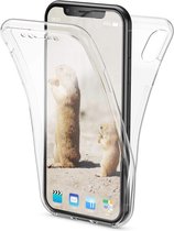 iPhone XS Max - Dubbel zijdig 360° Hoesje - Transparant