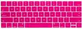 Siliconen Toetsenbord bescherming voor Macbook Pro met Touch Bar US-versie Roze