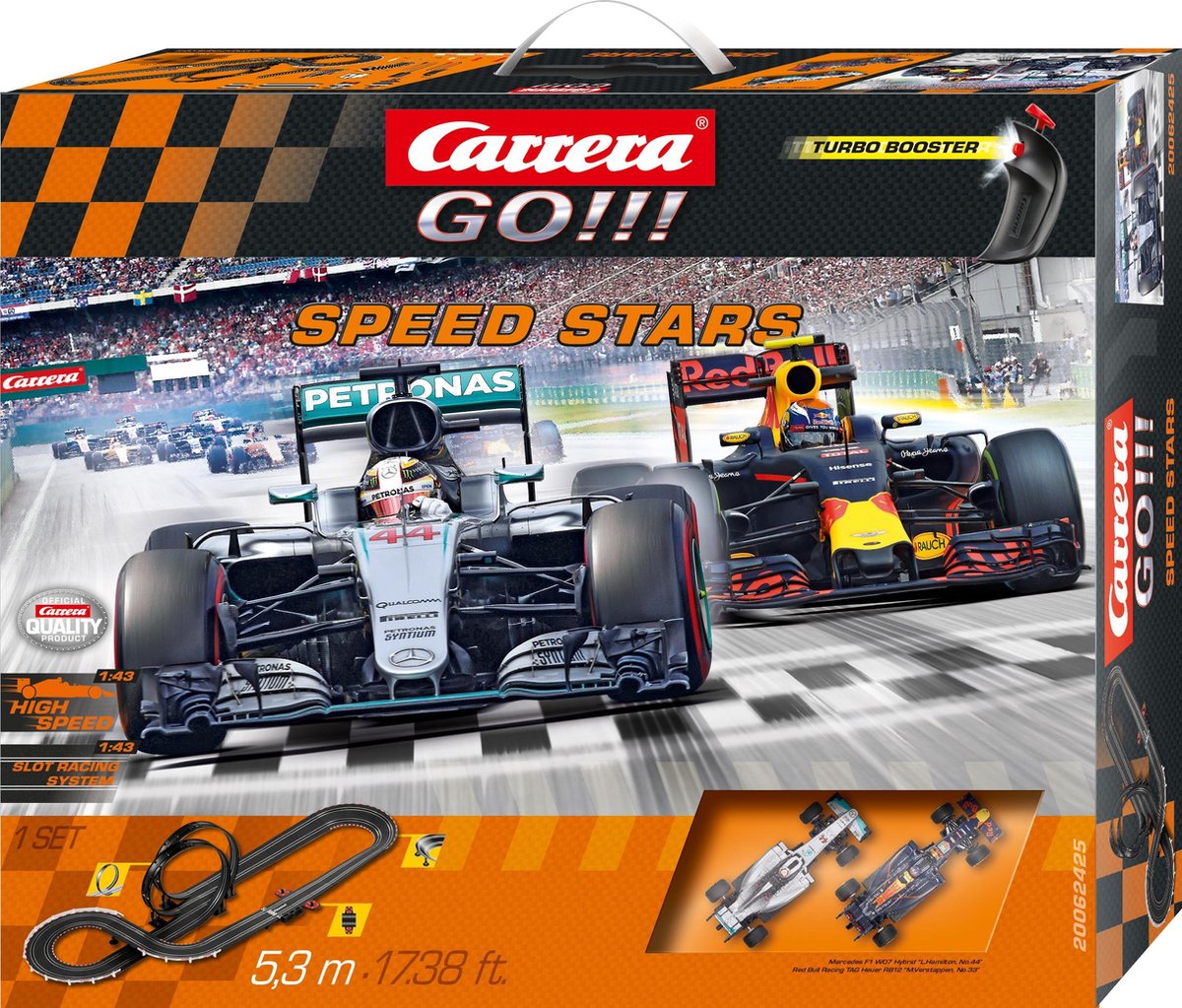 Carrera GO!!! Speed Stars Max Verstappen - Racebaan | bol.com