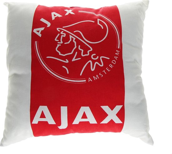 Ajax kussen - rood/wit | bol.com