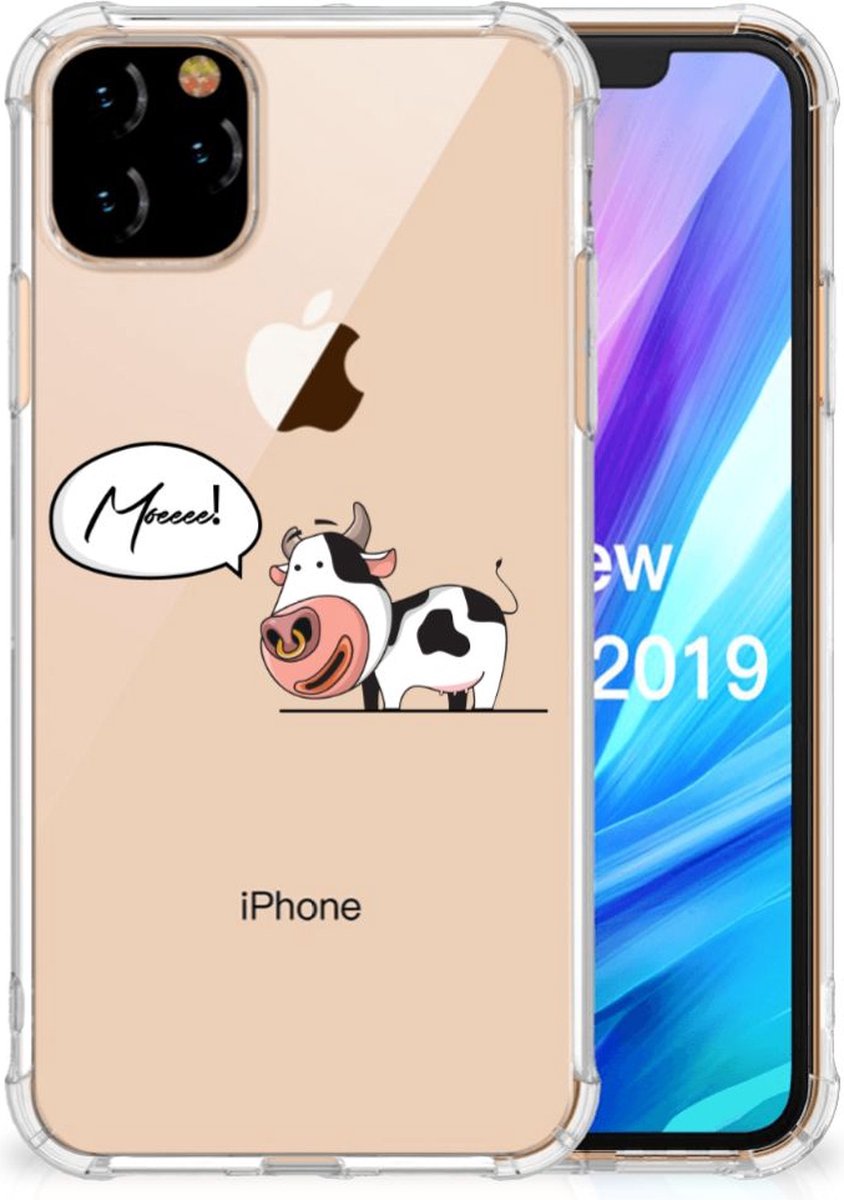 Apple iPhone 11 Pro Max Stevig Bumper Hoesje Cow