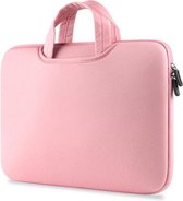 Airbag MacBook 2-in-1 sleeve / tas voor Macbook  Air / Pro 13 inch - Roze - Laptoptas - Macbook Tas