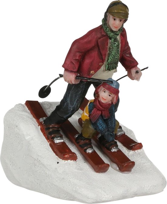 Luville  -  Skiing with dad - Kersthuisjes & Kerstdorpen