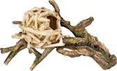 Nobby aqua deco houten nest - 33,5 x 19 x 19 cm