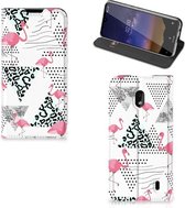Nokia 2.2 Hoesje maken Flamingo Triangle