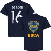 Boca Juniors CABJ De Rossi T-Shirt - Navy - 4XL