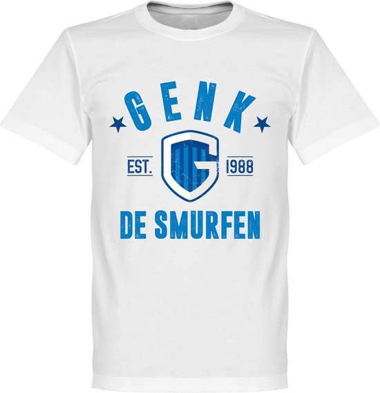 KRC Genk Established T-Shirt - Wit - 5XL