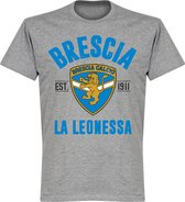 Brescia Established T-Shirt - Grijs - XXL