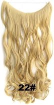Wire hairextensions wavy blond - 22#