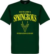 Zuid-Afrika Springboks Rugby T-Shirt - Donkergroen - S