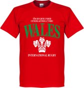 Wales Rugby T-Shirt - Rood - XXXXL