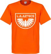 LA Aztecs T-Shirt - Oranje - XXL