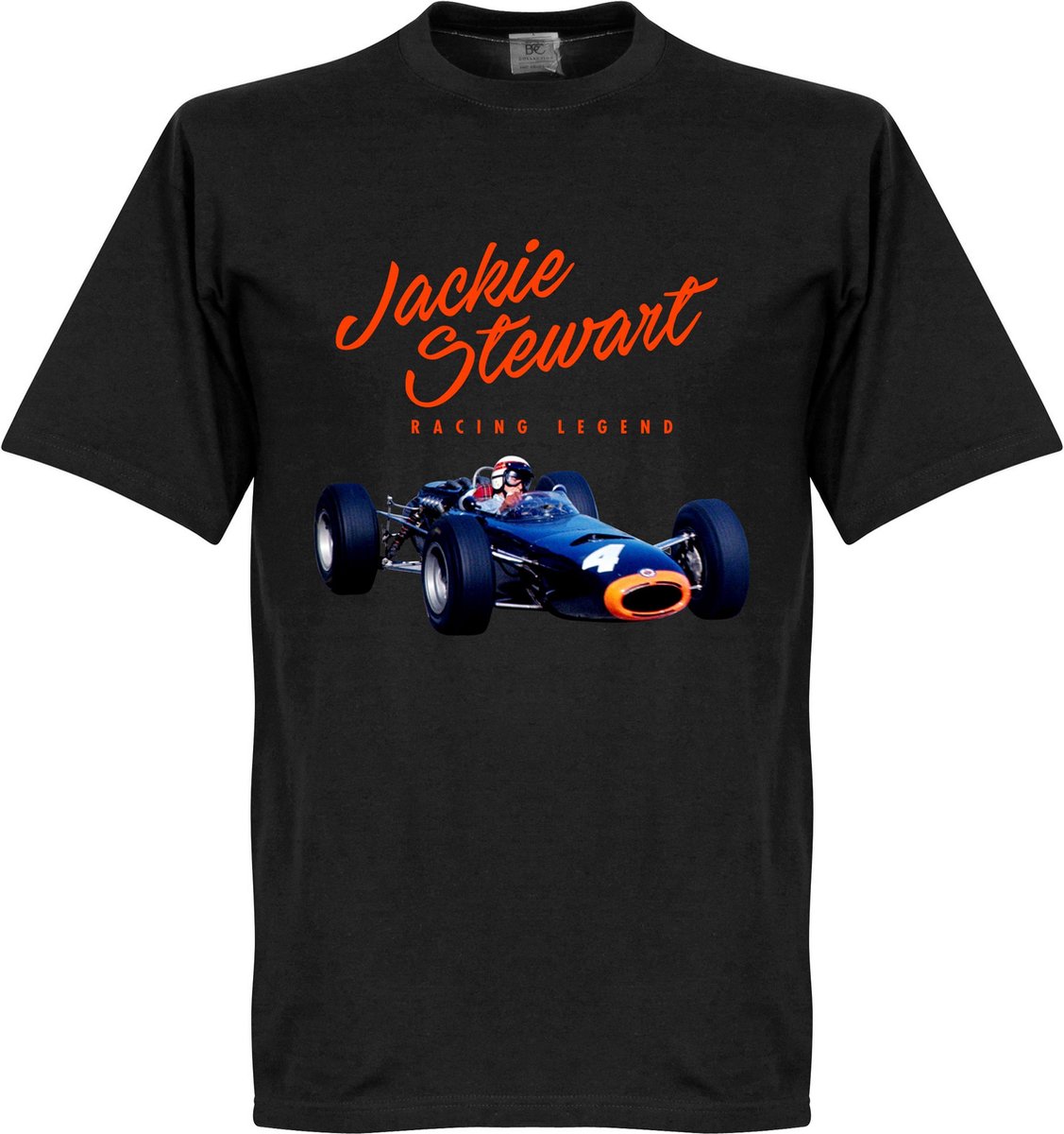 1127x1200.jpg Jackie Stewart Monaco T-Shirt - Zwart - S - Afbeelding 1