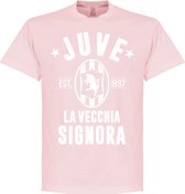 Juventus Established T-Shirt - Roze - XL