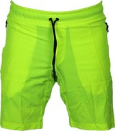 Trendy Casual korte broekje neon groen  4XS