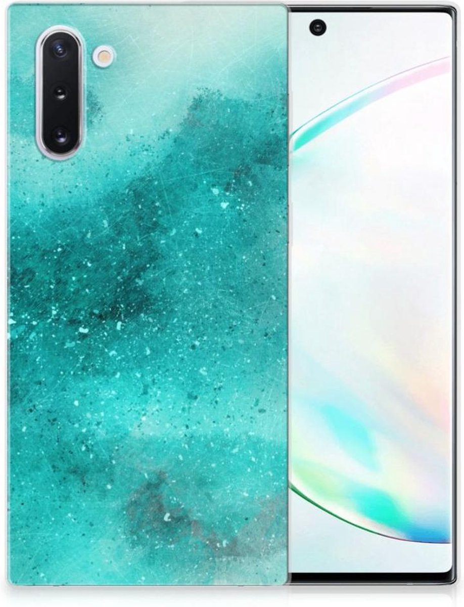 Hoesje maken Samsung Galaxy Note 10 Painting Blue