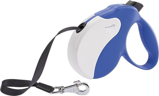 Ferplast Hondenriem CLUB, lange hondentrainingsriem, 15 m trainingslijn, nylon riem met handvat en metalen karabijnhaak, 15 meter lange hondenriem, oranje