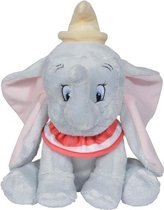 Pluche Disney Dumbo/Dombo olifant knuffel 24 cm speelgoed - Olifanten cartoon knuffels - Speelgoed voor kinderen
