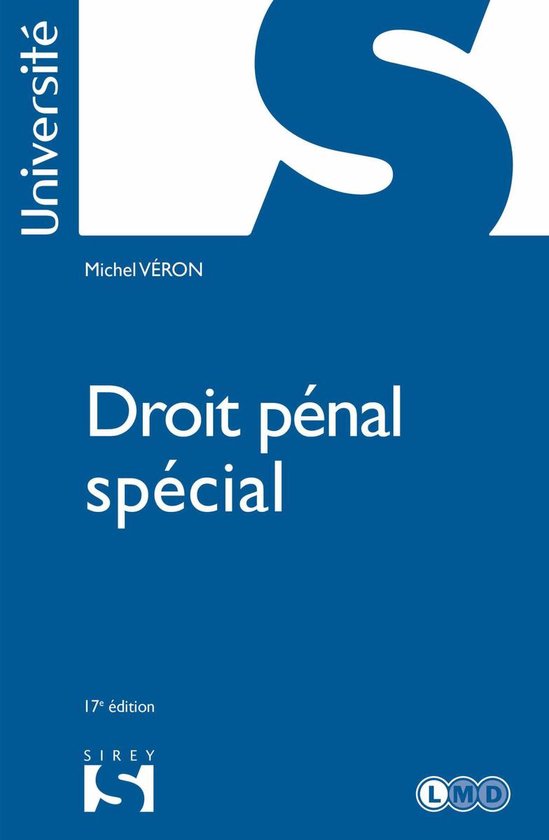 Université - Droit pénal spécial. 17e éd. - cover