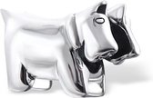 hond 3D bead | Zilverana | Bedel | Sterling 925 Silver (Echt zilver) | Past op vele merken | Nikkelvrij