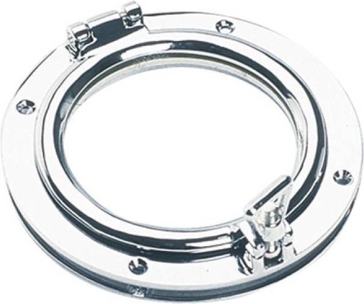 Talamex Patrijspoort Model en formaat: glasmaat 100 mm messing verchroomd 1 knevel