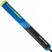 GolfPride Tour SNSR Straight Putter Grip 104cc - Zwart Blauw Geel | | |