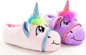 dierenpantoffel Unicorn laag roze 30-31