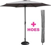 Parasol - Ø 300 cm  + Beschermhoes - tot Ø 4m - Actievlag.nl