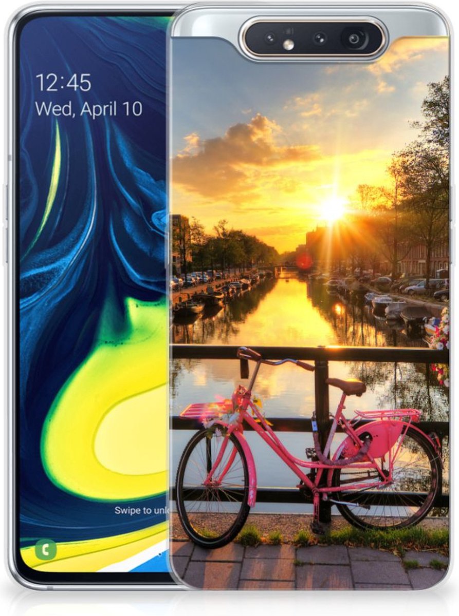 Samsung Galaxy A80 Siliconen Back Cover Amsterdamse Grachten