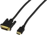 Valueline - HDMI naar DVI kabel - 5 m - Zwart