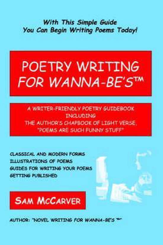 Poetry Writing for Wanna-Be's - cover