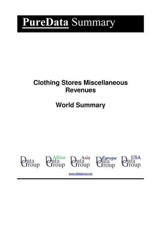 PureData World Summary 1992 - Clothing Stores Miscellaneous  ... - cover