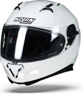 Nolan N87 Classic N-Com Metal Wit Systeemhelm - Motorhelm - Maat L