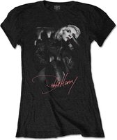 Blondie Dames Tshirt -XXL- Leather Girl Zwart