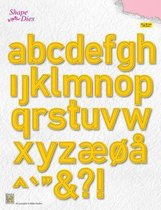 SD176 Shape Dies Alphabet Large