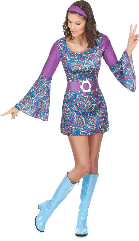 LUCIDA - Hippie Flower outfit voor dames M |