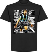 Del Piero Comic T-shirt - Zwart - 3XL