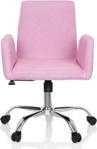 hjh OFFICE Flow - Thuisgebruik bureaustoel - Licht roze - Stof